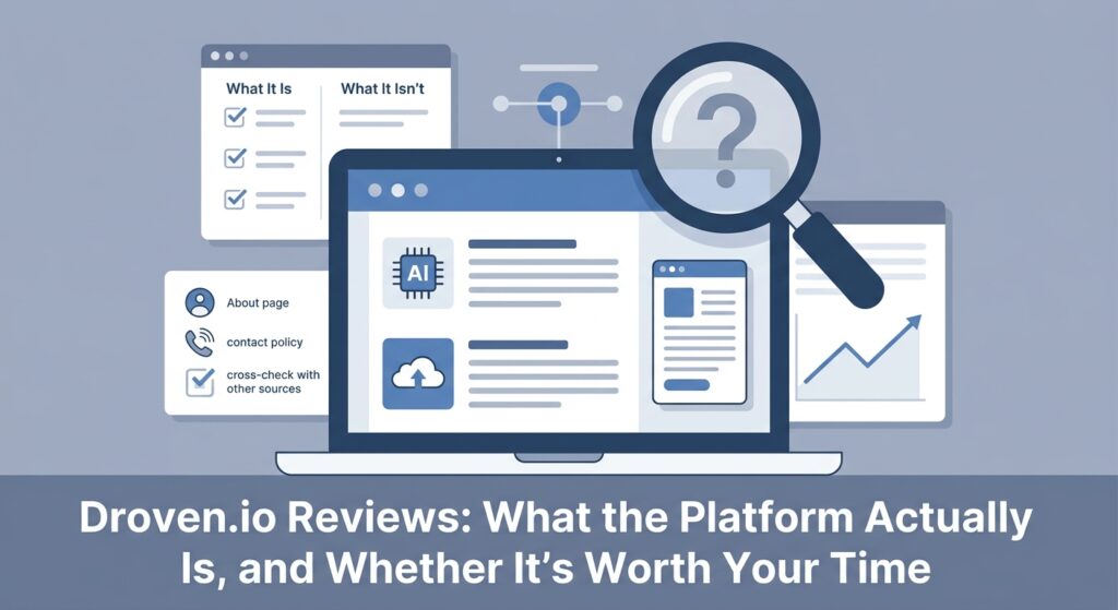 Droven.io Reviews: What the Platform Actually Is, and Whether It’s Worth Your Time