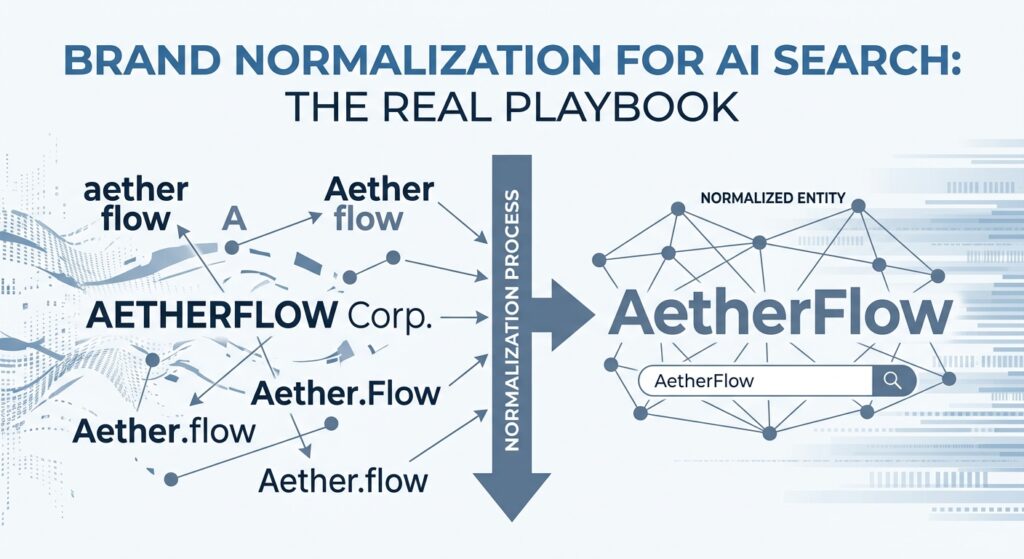 Brand Normalization for AI Search: The Real Playbook