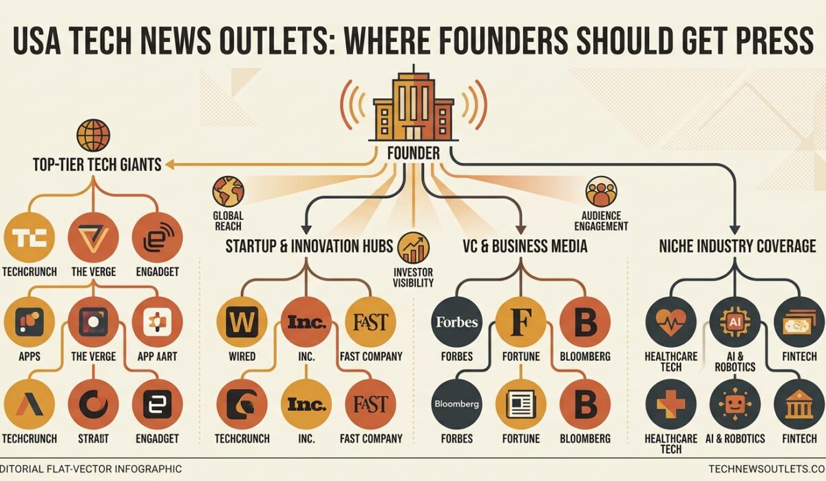 TechNewsOutlets.com USA: Where Founders Should Get Press