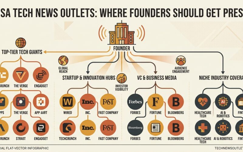 TechNewsOutlets.com USA: Where Founders Should Get Press