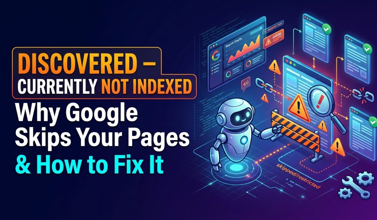 Discovered – Currently Not Indexed: Why Google Skips Your Pages and How to Fix It