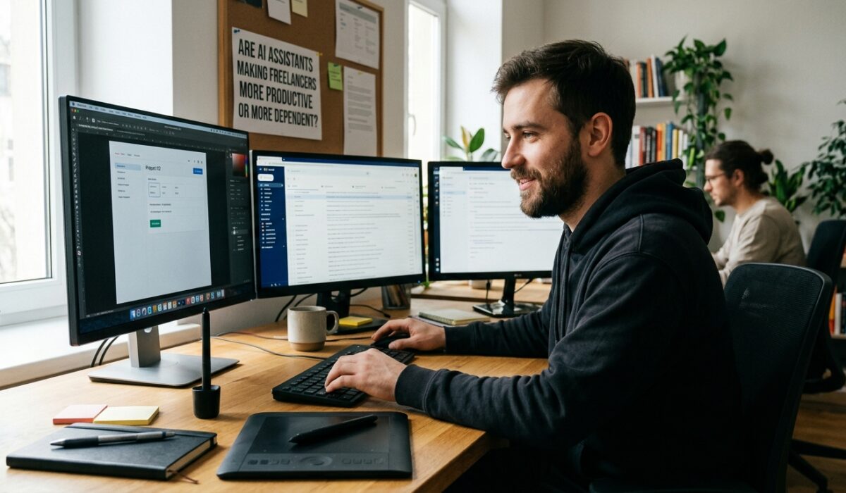 Are AI Assistants Making Freelancers More Productive or More Dependent?