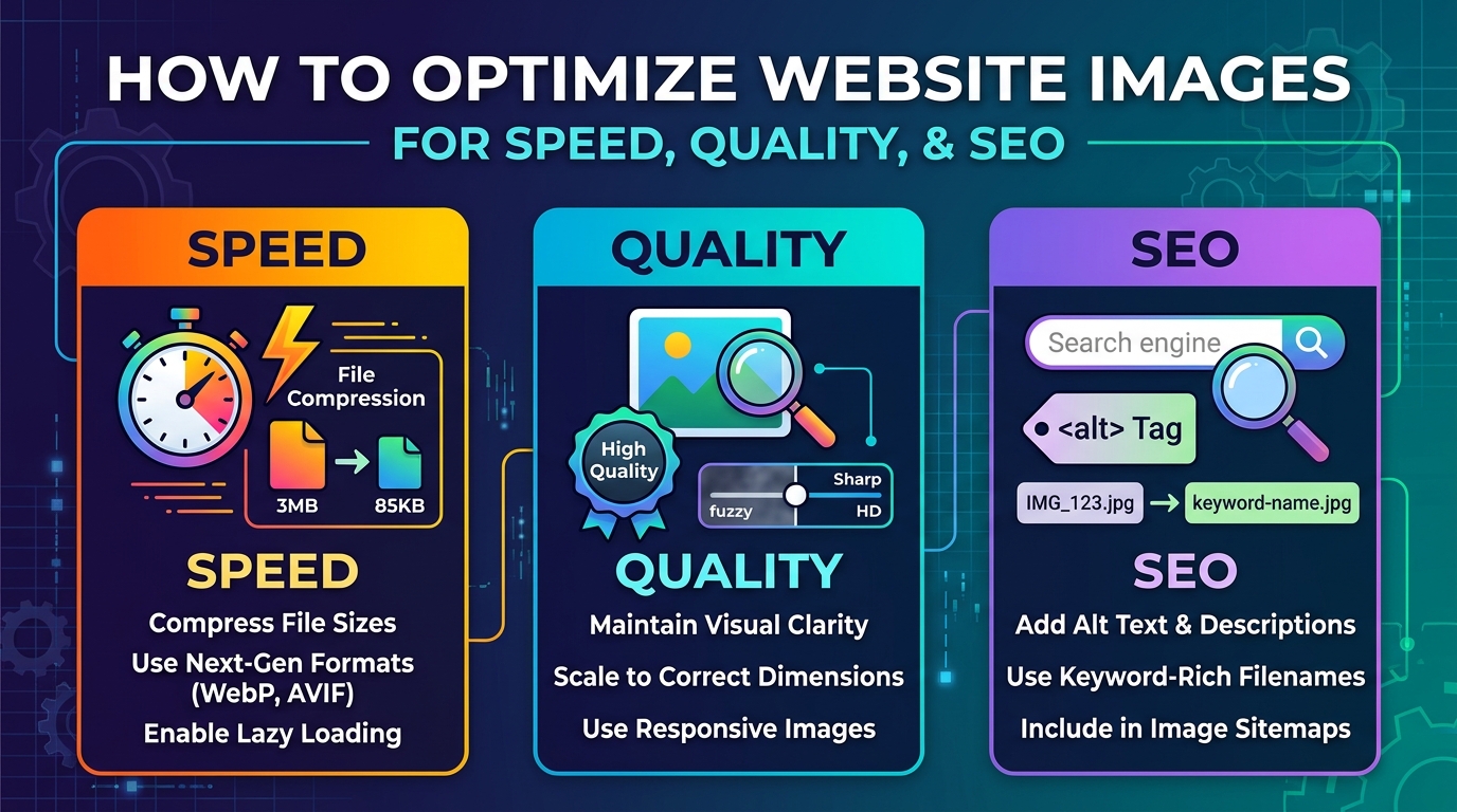 How to Optimize Website Images for Speed, Quality, and SEO