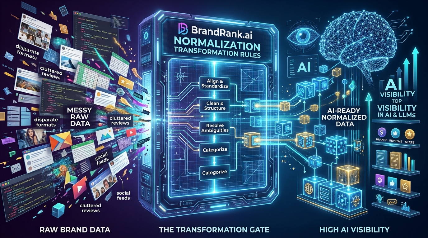 What “BrandRank.ai Normalization Transformation Rules” Actually Means for Brand Data and AI Visibility