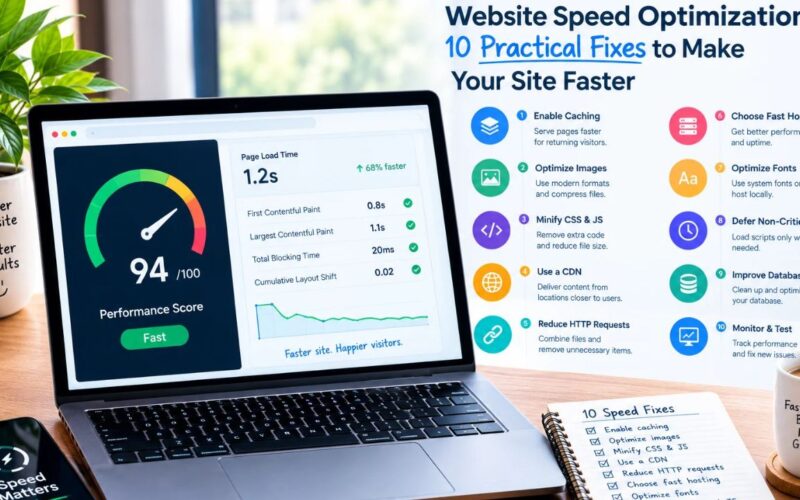 Website Speed Optimization: 10 Practical Fixes to Make Your Site Faster